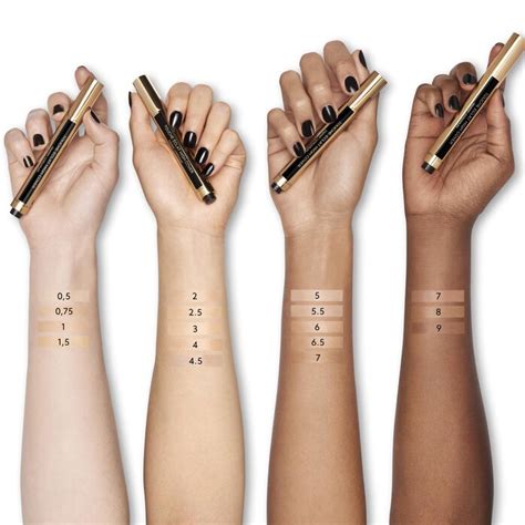 yves saint laurent touche eclat concealer test|ysl touche eclat colour chart.